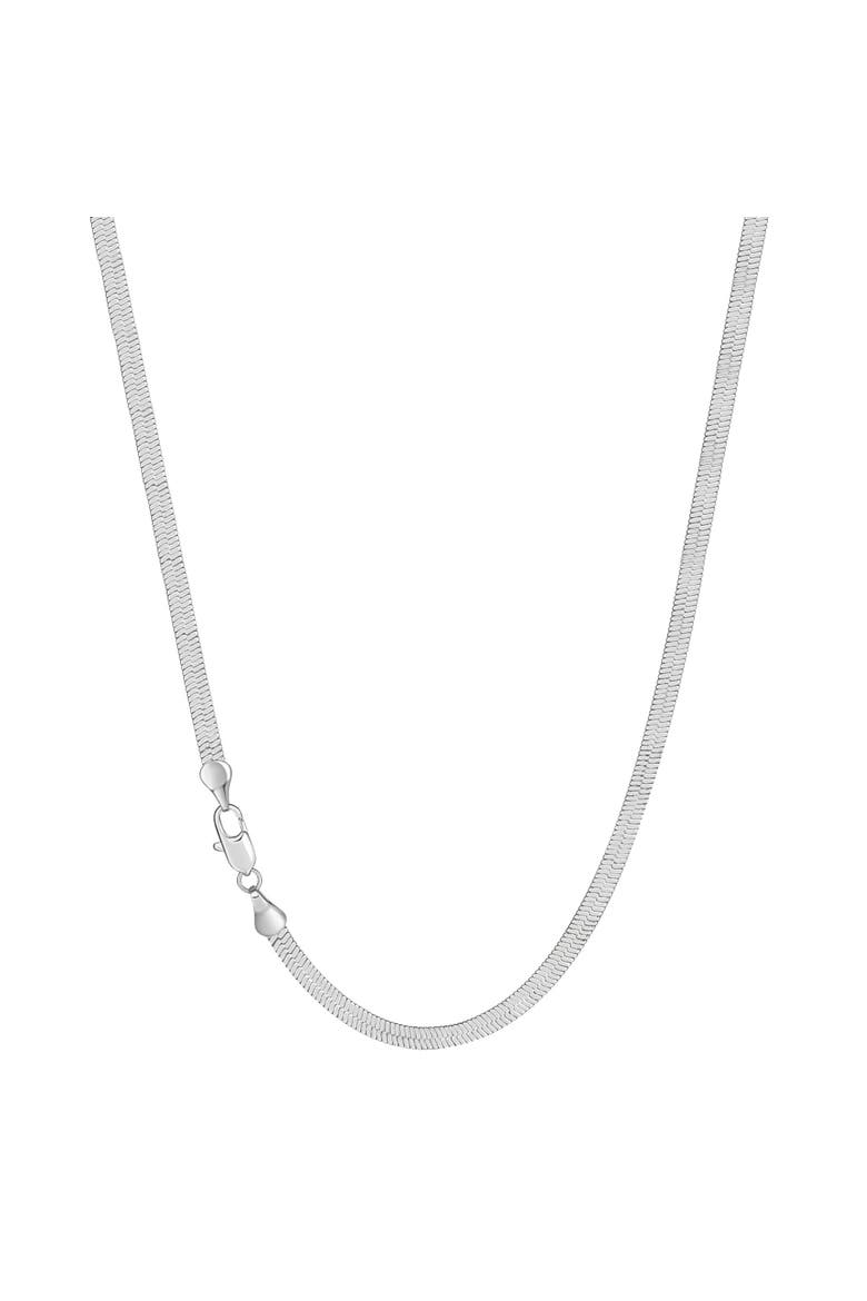 Sterling Silver 3.5M Herringbone Necklace, Main, color, Silver