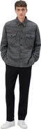 Missoni Overshirt In Wool-cotton Blend With Zigzag Pattern