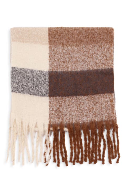 Lodge Knit Blanket Scarf
