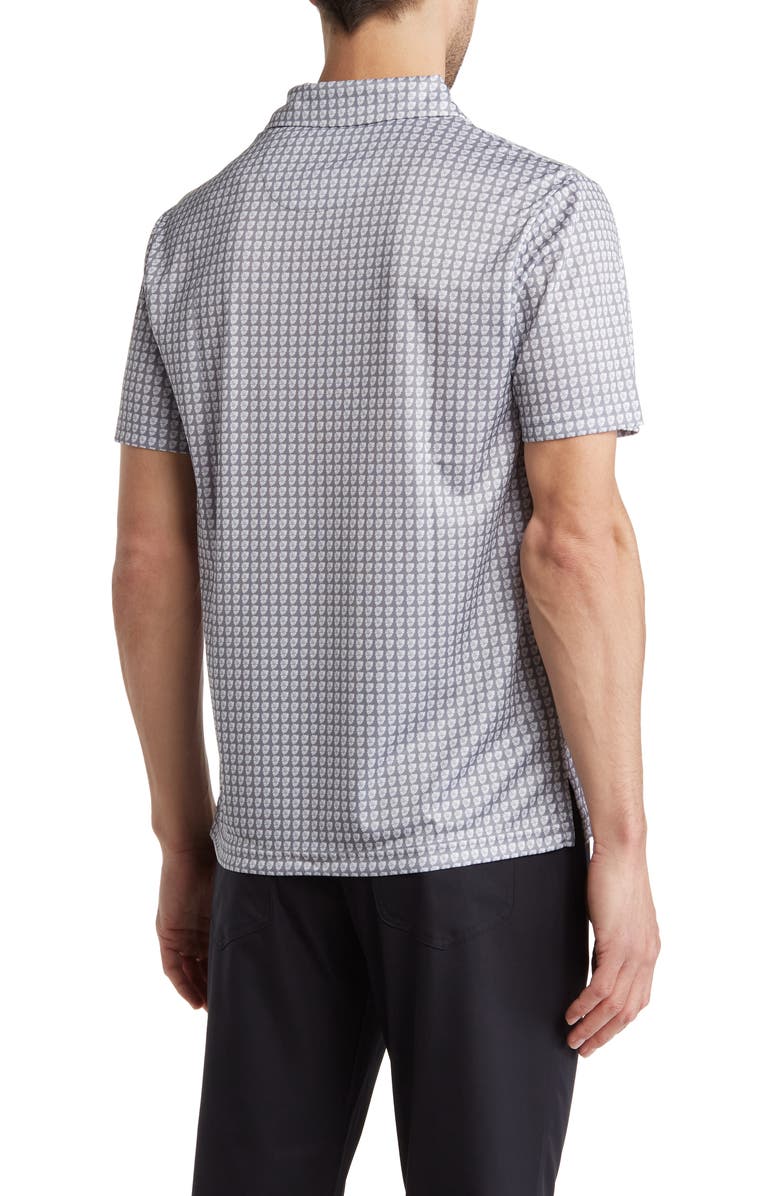 PGA TOUR Geo Print UPF Golf Polo, Alternate, color, 