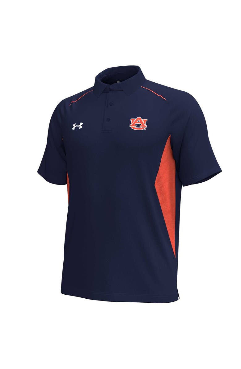 Under Armour Men's Under Armour  Navy Auburn Tigers Title Performance Polo, Alternate, color, Navy