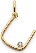 Monica Vinader Lab Grown Diamond Initial Pendant (Online Trunk Show)
