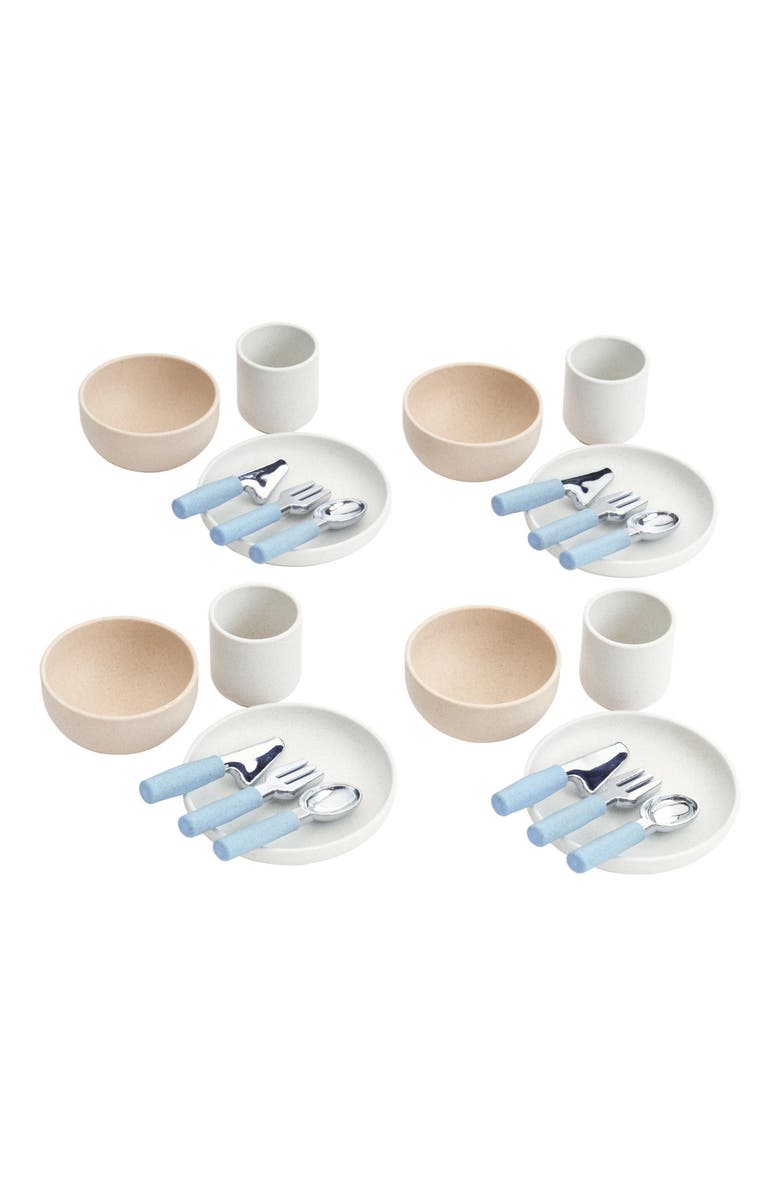 Kaplan Early Learning Company Breakfast Tableware Set - 24 Pieces, Alternate, color, Multicolored