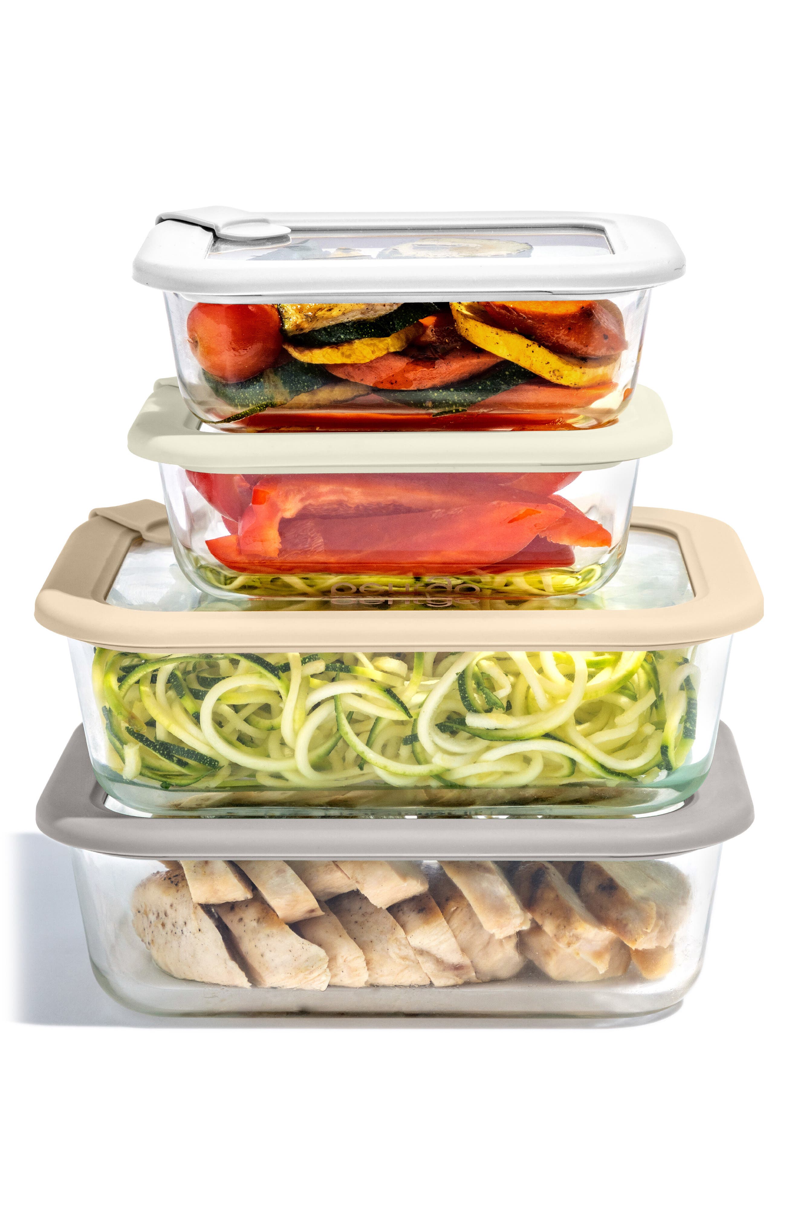 Glass Signature 8-Piece Glass Food Storage Set