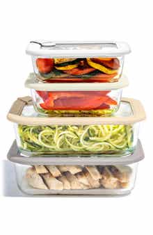 Glass Signature 8-Piece Glass Food Storage Set
