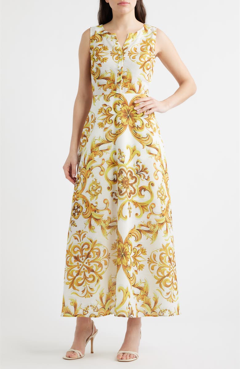 Sam Edelman Dolce Maxi Dress, Main, color, Dolce Gold