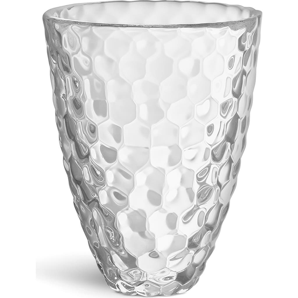 Orrefors Raspberry Crystal Vase