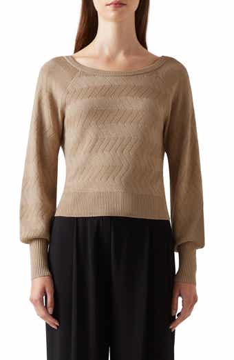 LK Bennett Goldie Metallic Sweater