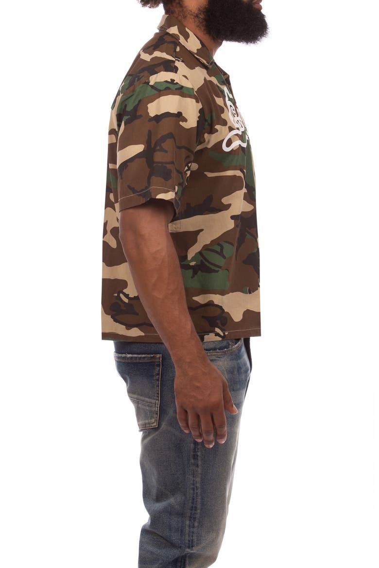 Soft Serve Camo Camp Shirt, Alternate, color, CAMO