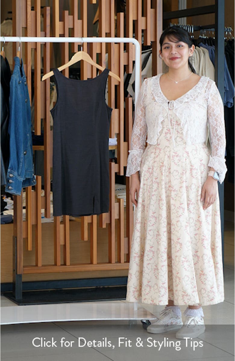 Your Time Cotton Blend Sheath Minidress, sales video thumbnail