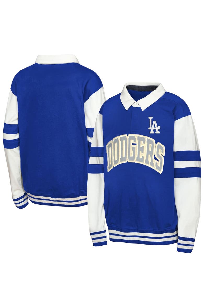 Youth Outerstuff  Royal Los Angeles Dodgers Big League Fielder MVP Fashion Sweatshirt, Alternate, color, Royal