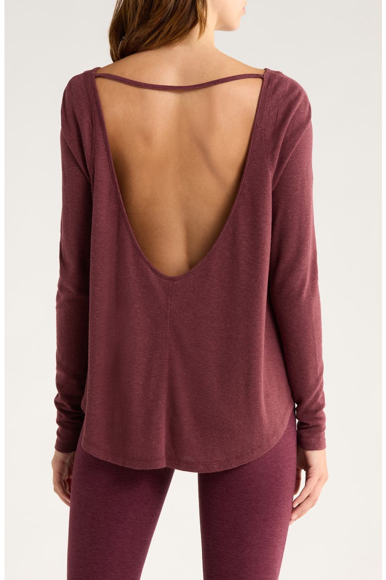 New Moon Long Sleeve T-Shirt, Alternate, color, DEEP VINO