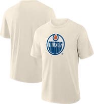 FANATICS Men's Fanatics Cream Edmonton Oilers Stadium Slub T-Shirt