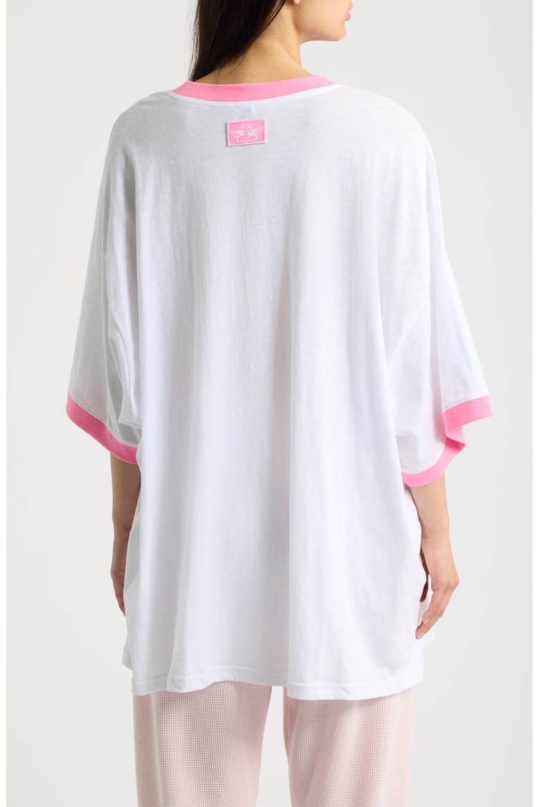 Caitlyn Coded Boyfriend Graphic T-Shirt, Alternate, color, WHITE