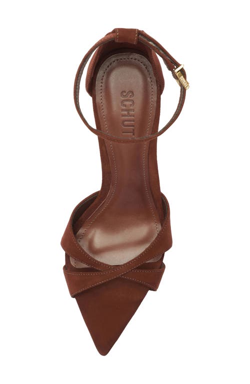 Schutz Hilda Leaf Pointed Toe D'orsay Pump