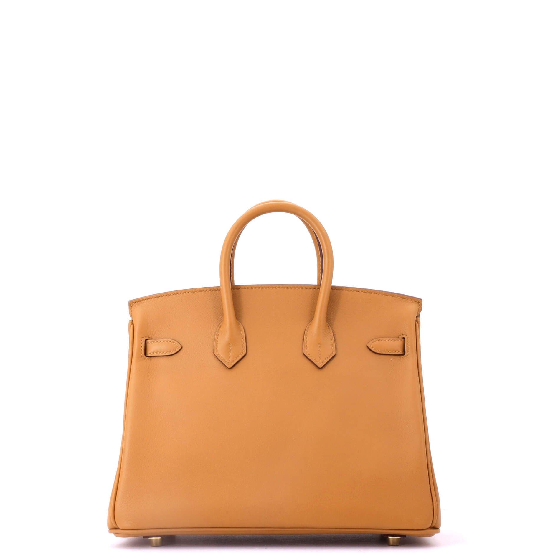 Pre-Owned Hermes Birkin Handbag Brown Swift with Gold Hardware 25, Alternate, color, Sesame