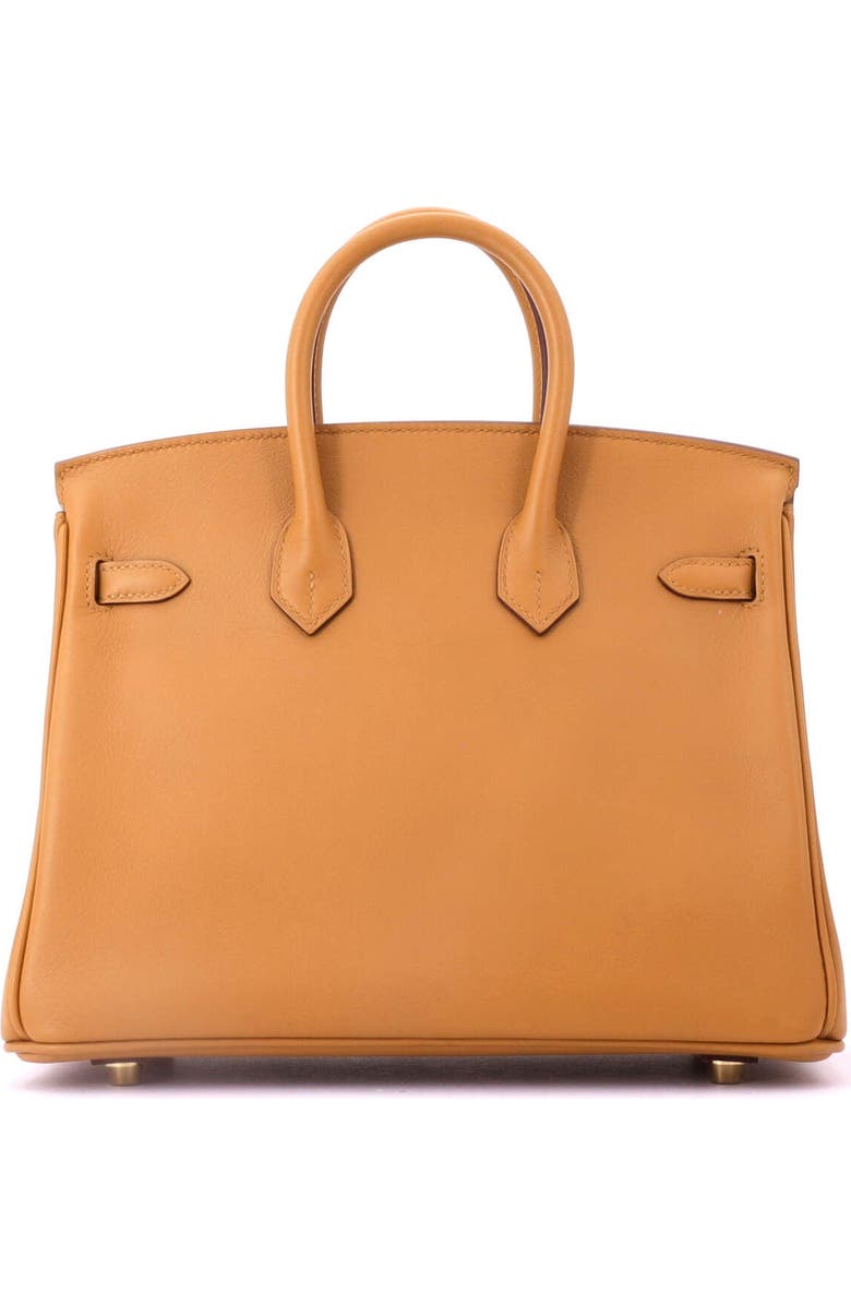 Pre-Owned Hermes Birkin Handbag Brown Swift with Gold Hardware 25, Alternate, color, Sesame