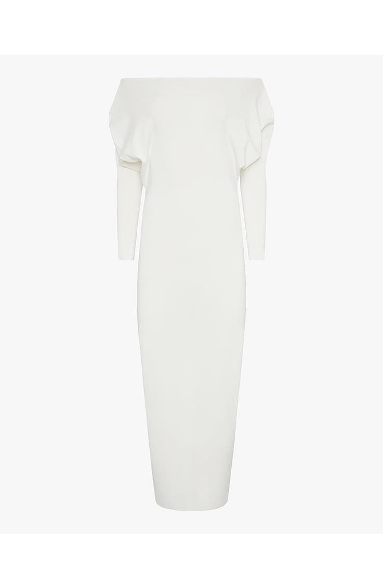 WeWoreWhat Off Shoulder Sweater Midi Dress, Alternate, color, Ivory