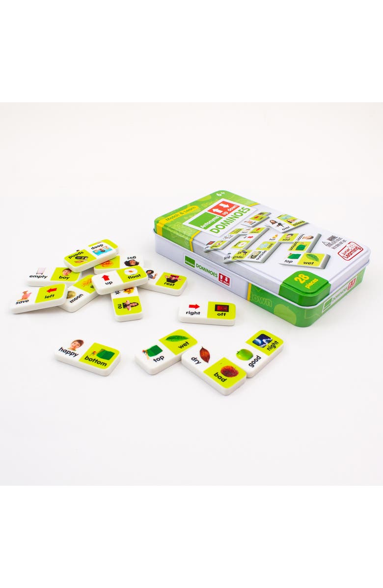 Junior Learning Antonyms Dominoes, Alternate, color, Multicolored