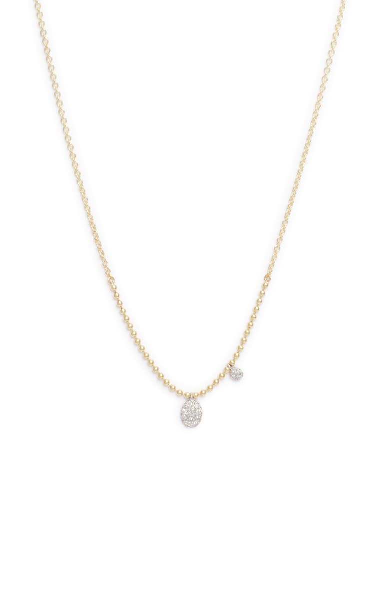 Meira T Pavé Diamond Pendant Necklace, Main, color, 