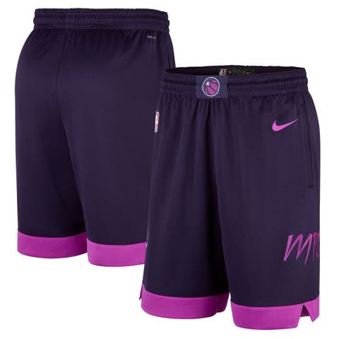 Men
s Nike  Purple Minnesota Timberwolves 2025/26 City Edition Remix Dri-FIT Swingman Shorts