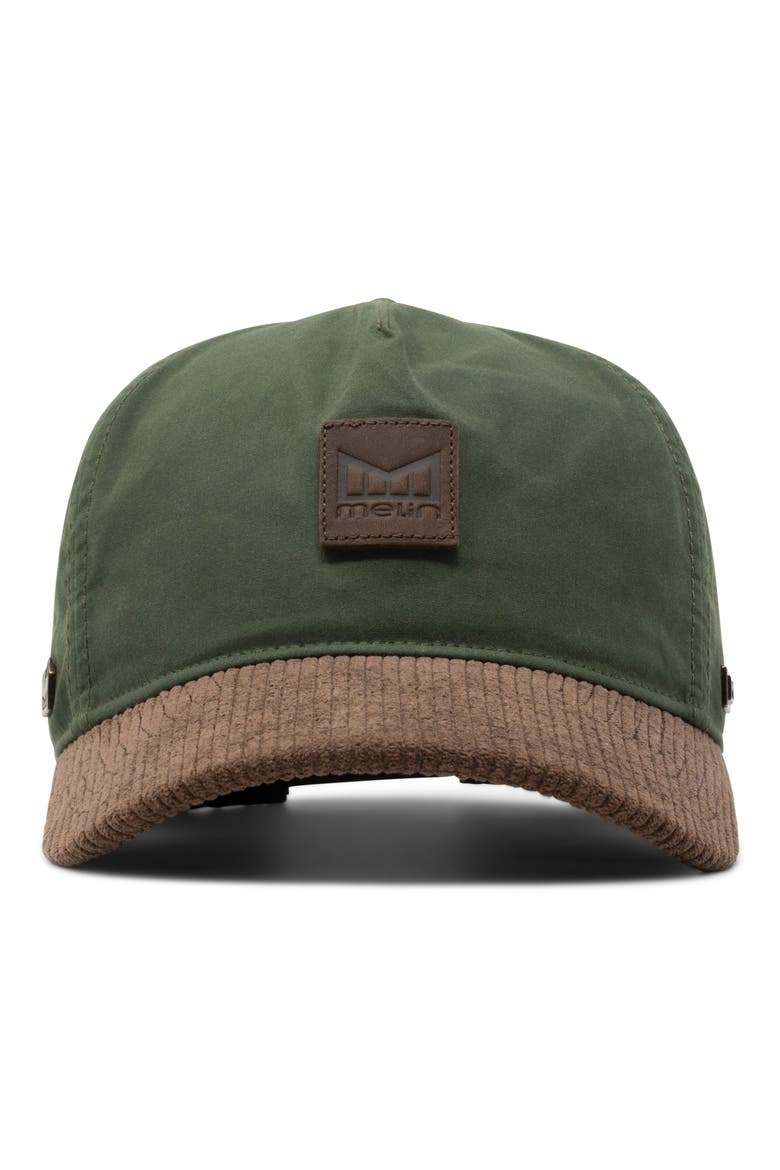 Odysea Thermal Water Repellent Waxed Cotton Baseball Cap, Alternate, color, WENT GREEN
