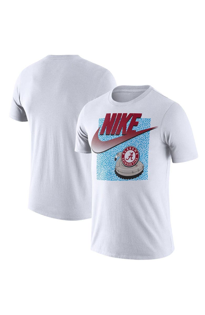 Nike Men's Nike White Alabama Crimson Tide Swoosh Spring Break T-Shirt, Main, color, 