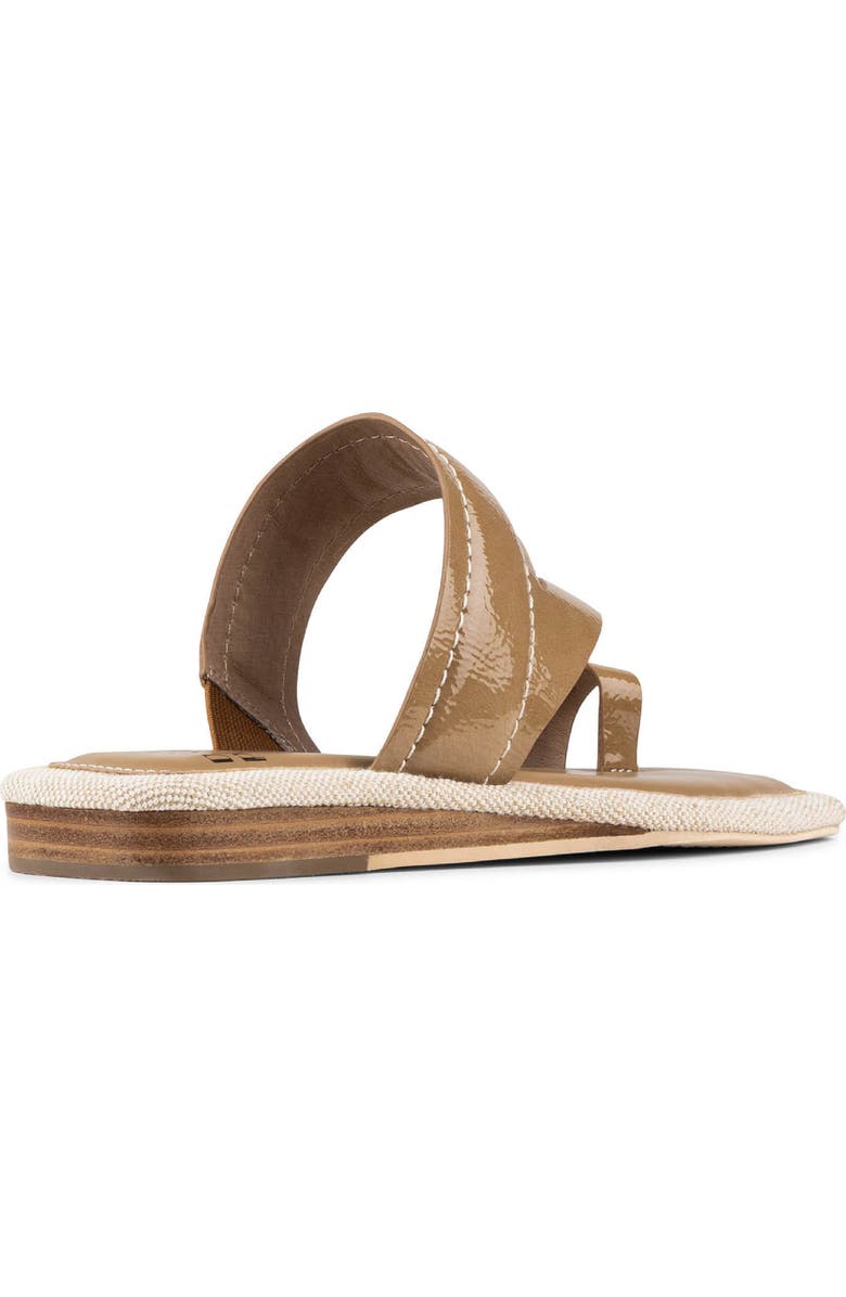 Donald Pliner Wedge Toe Loop Sandal, Alternate, color, Tobacco