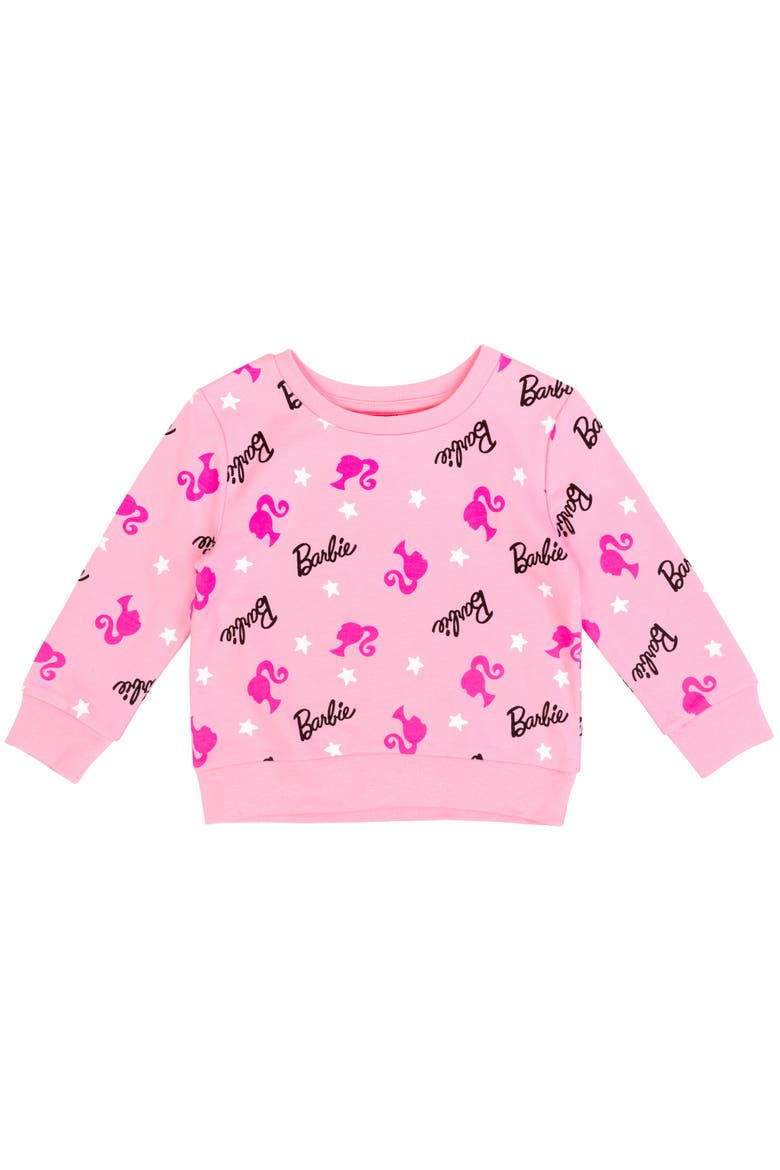 Crewneck Sweatshirt, Main, color, Barbie Pink