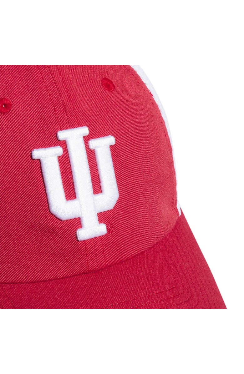 adidas Men's adidas Crimson Indiana Hoosiers Mascot Slouch Trucker Adjustable Hat, Alternate, color, 