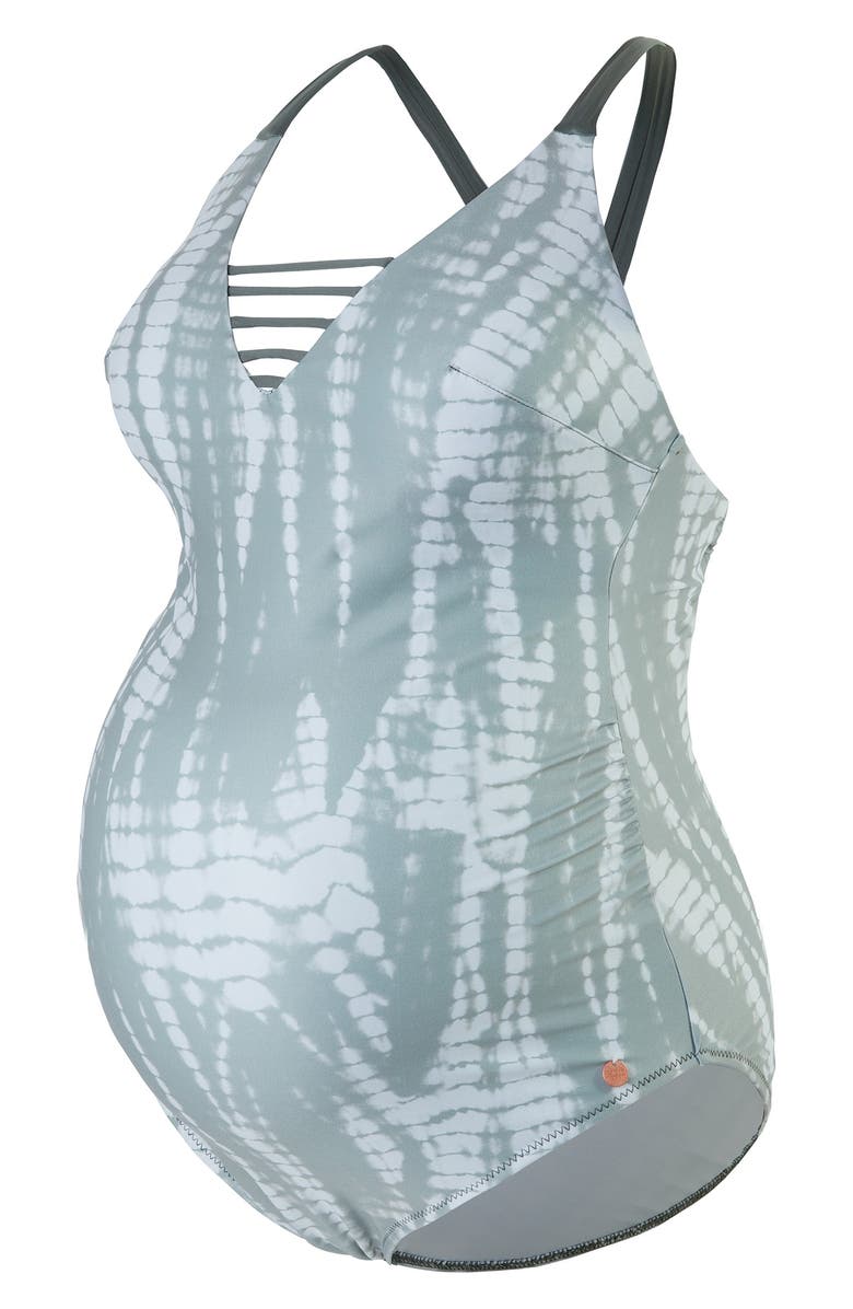 Cache Coeur Cayman Maternity One-Piece Swimsuit, Alternate, color,