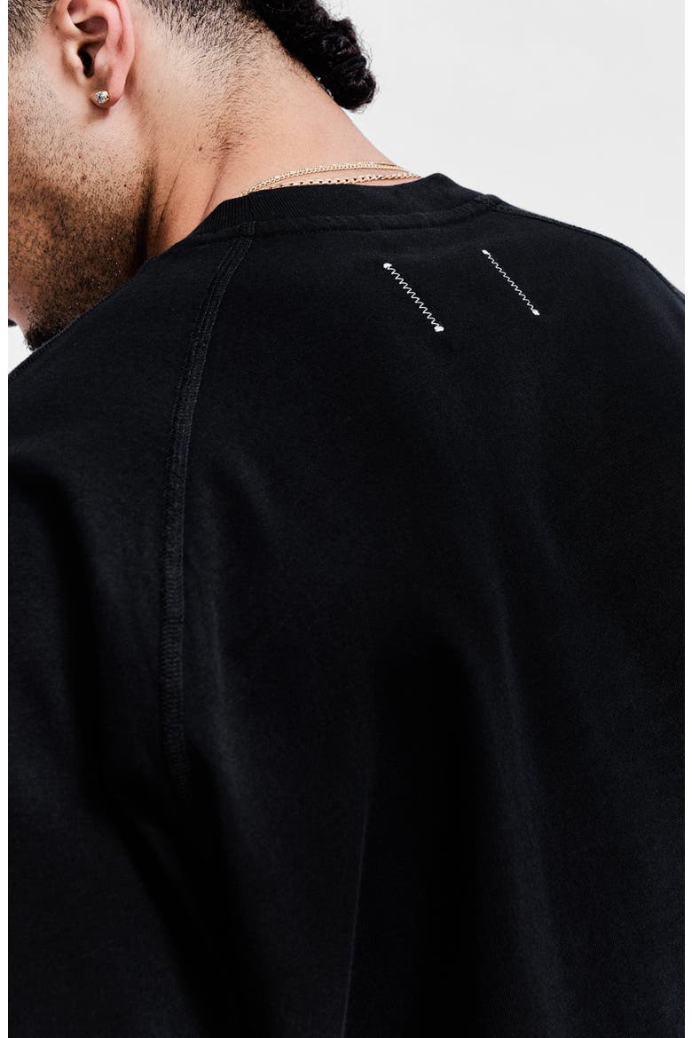 Midweight Jersey Standard Long Sleeve T-Shirt, Alternate, color, BLACK