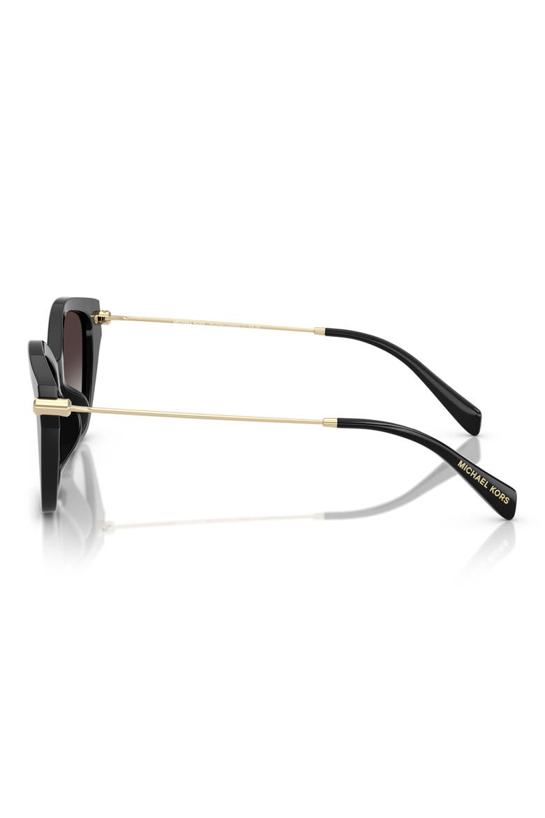 52mm Catskills Gradient Irregular Sunglasses, Alternate, color, BLACK / DARK GREY GRADIENT