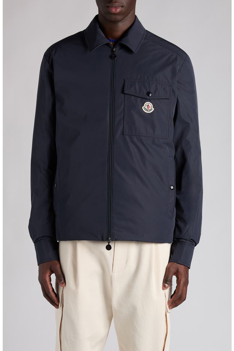 Vigeon Padded Down Shirt Jacket, Main, color, ENGLISH BLUE