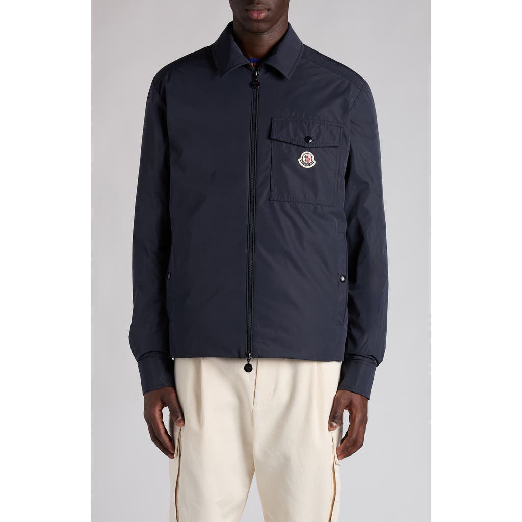 Moncler Long Sleeve Down Shirt Jacket