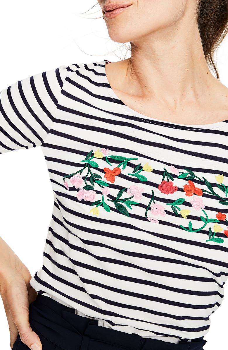 Boden Make a Statement Stripe Top, Alternate, color,