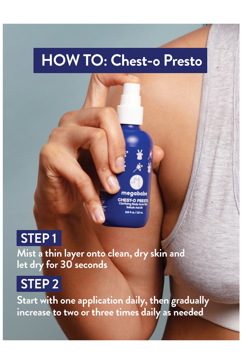 Chest-O Presto Clarifying Body Acne Mist, Alternate, color, BLUE
