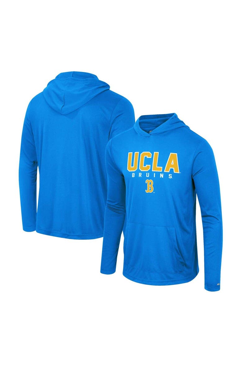 COLOSSEUM Men's Colosseum Blue UCLA Bruins Team Color Rival Hoodie Long Sleeve T-Shirt, Alternate, color, 