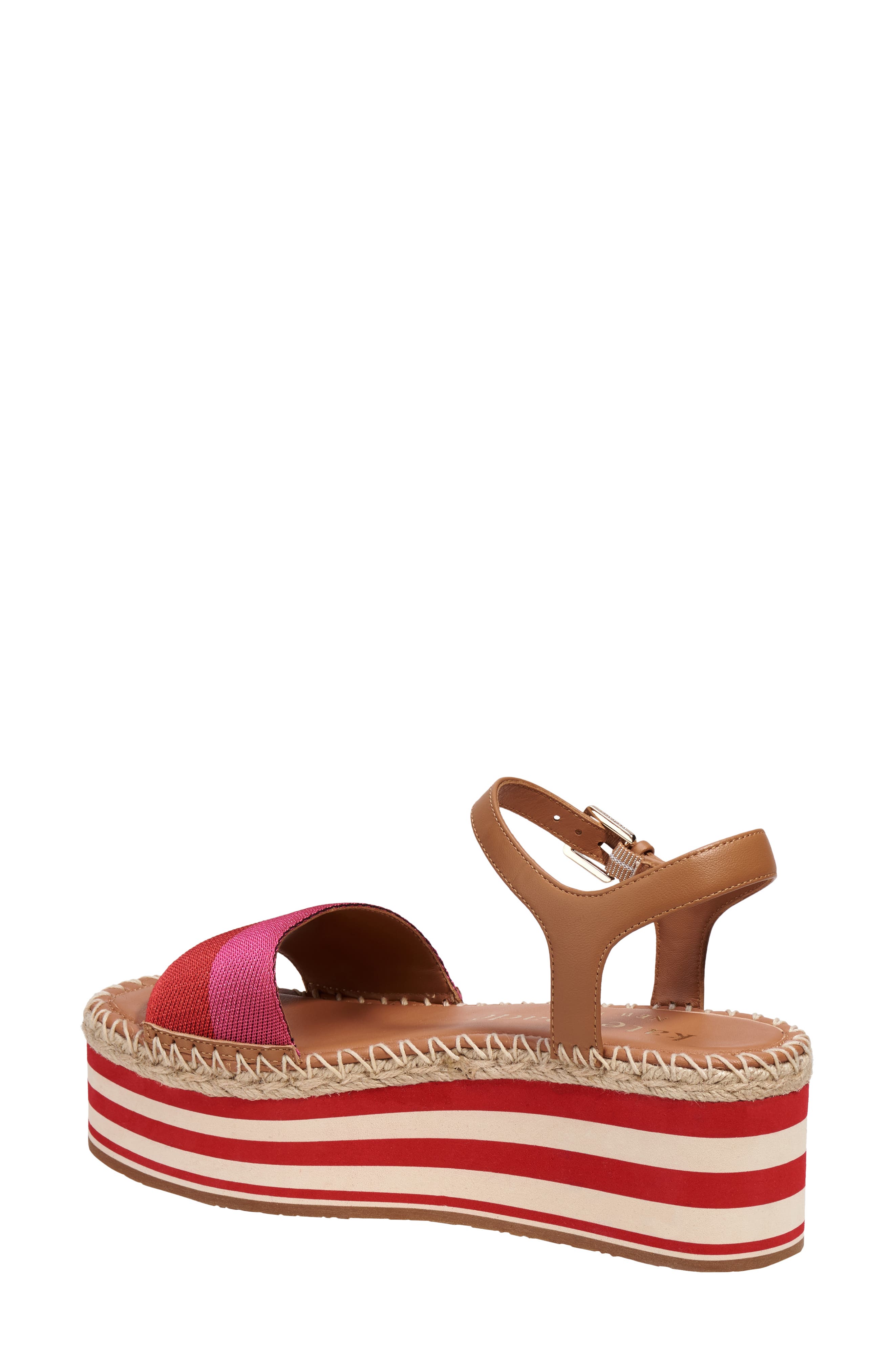 Kate Spade New York picnic platform sandal, Alternate, color, Festive Pink Multi