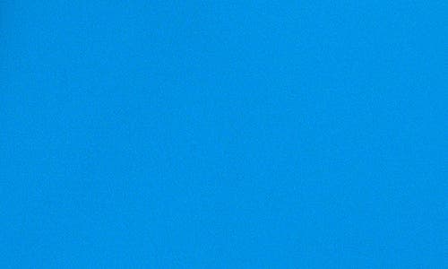 Siena Sleevelss Knot Front Crepe Scuba Dress In Blue