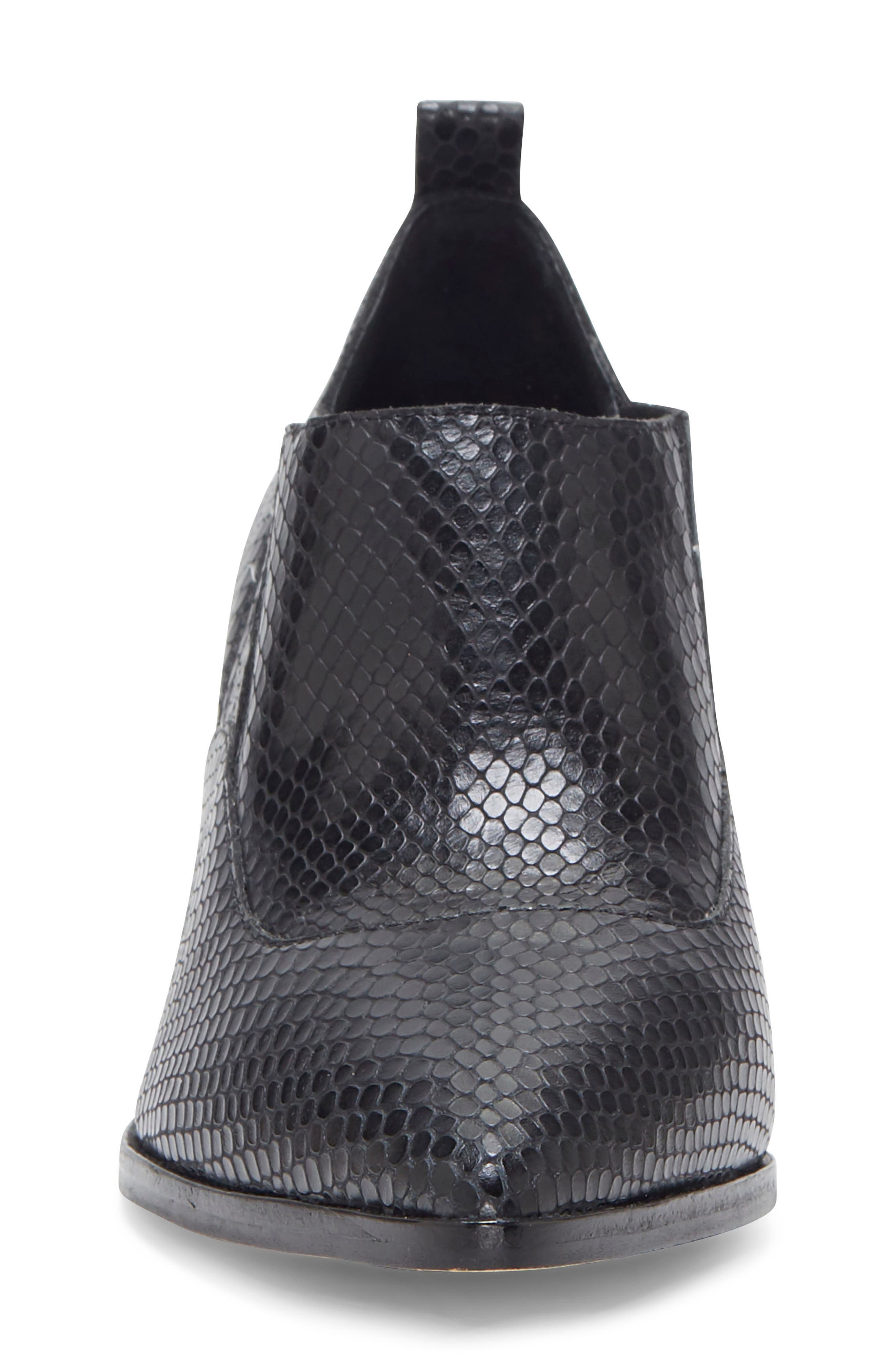 Vince Camuto Jetera Leather Snake Embossed Bootie (Women) | Nordstromrack