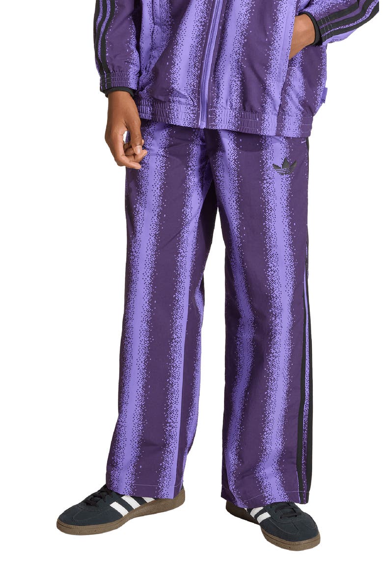 Kids' Minecraft 3-Stripes Track Pants, Alternate, color, PURPLE RUSH/ VIOLET