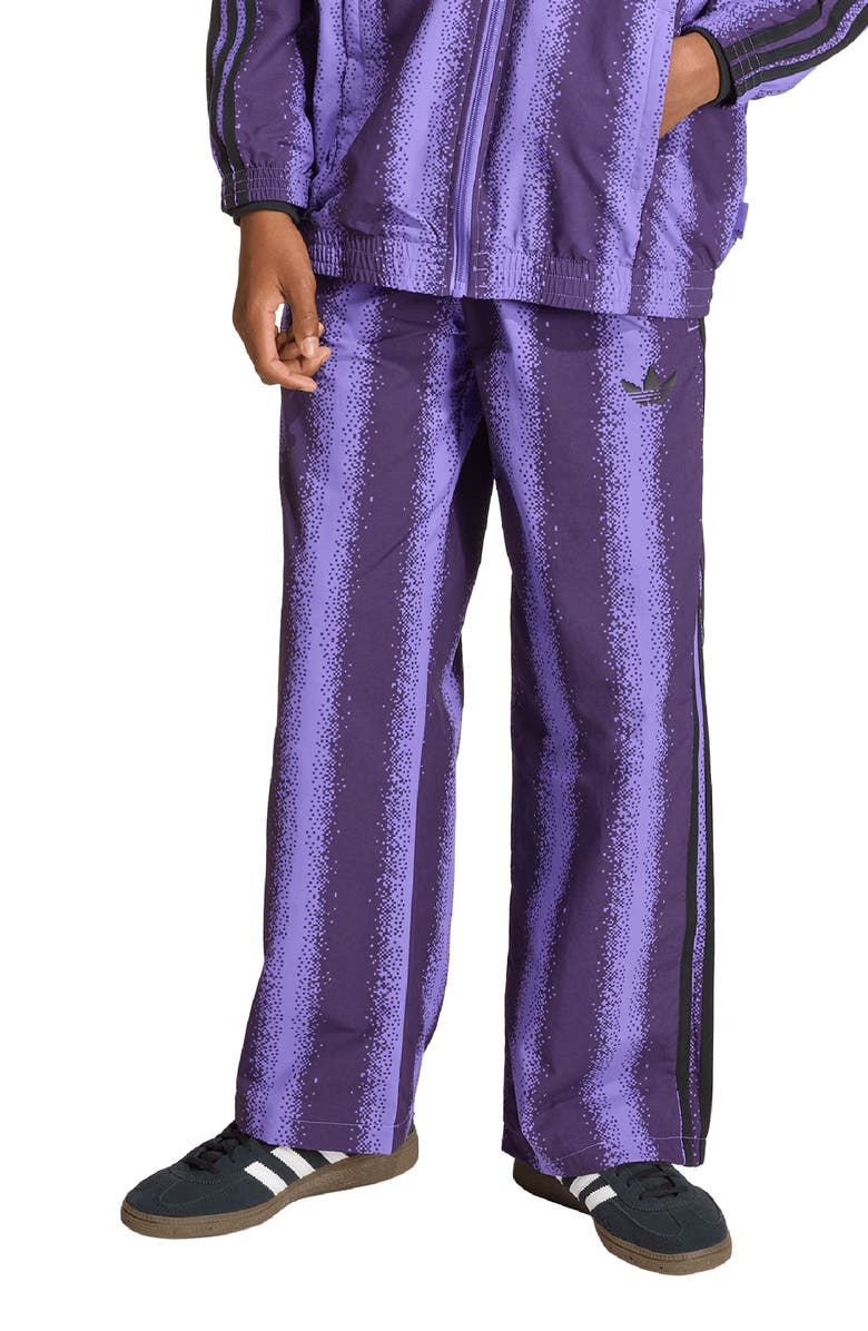 adidas Originals Kids' Minecraft 3-Stripes Track Pants, Alternate, color, Purple Rush/ Violet