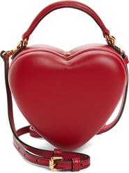 Moschino Love Me Leather Crossbody Bag