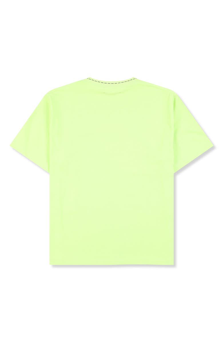 PLEASURES Cut Here Heavyweight Graphic T-Shirt, Alternate, color, Lime