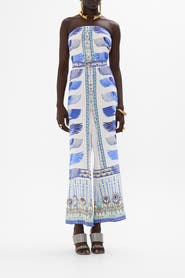 Camilla STRAPLESS JUMPSUIT WITH D RING BELT DANCING WITH DAYLIGHT