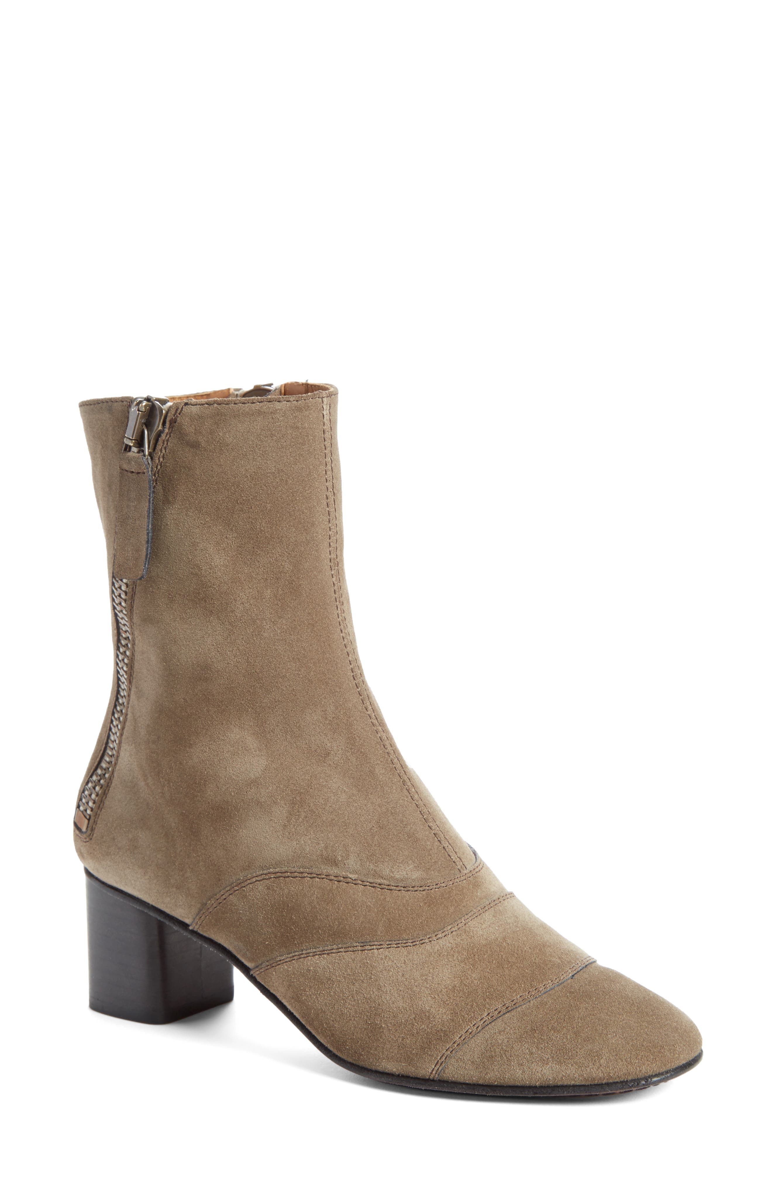 Chloé Lexie Block Heel Boot, Main, color, 