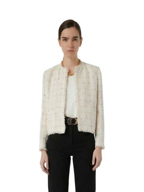 Taissa Tweed Cropped Jacket