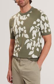 Ted Baker Alddat Leaf Print T-Shirt