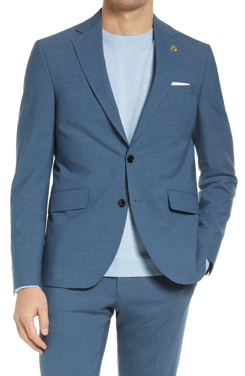 Ted Baker London Ron Extra Slim Fit Wool Suit, Alternate, color, 